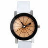 Quartz Dial Clock Leather  Watch For Women