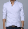 New Fashion Brand Men Long Sleeve Slim Fit T Shirt